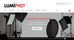 Desktop Screenshot of lumiphot.fr