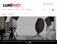 Tablet Screenshot of lumiphot.fr